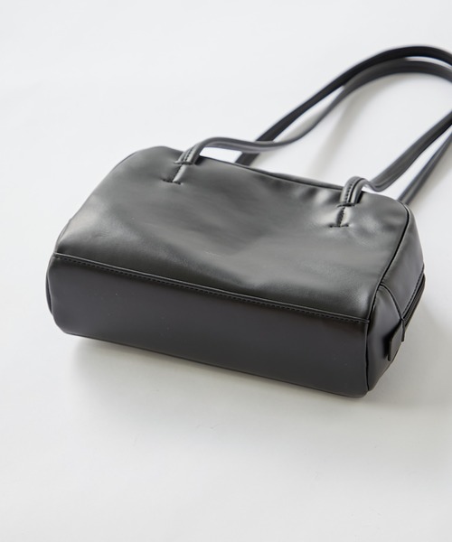 CIAOPANIC TYPY（チャオパニックティピー）の「■【600mlペットボトル収納可能】ロングハンドルボストンBAG（トートバッグ・レディース・ブラック/バーガンディー/アイボリー・ONE SIZE）」の15枚目の写真