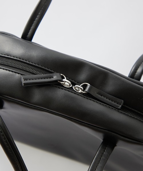 CIAOPANIC TYPY（チャオパニックティピー）の「■【600mlペットボトル収納可能】ロングハンドルボストンBAG（トートバッグ・レディース・ブラック/バーガンディー/アイボリー・ONE SIZE）」の17枚目の写真