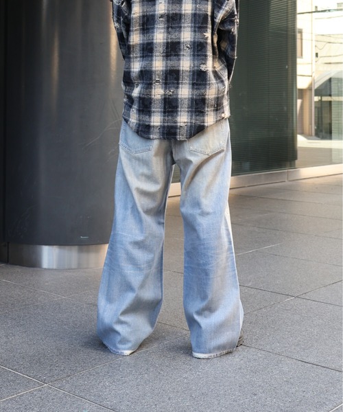 many men many mind（メニーメンメニーマインド）の「MANYMENMANYMINDS / NTX転写プリントデニム/5ポケットパンツ（デニムパンツ・メンズ・インディゴブルー・X-LARGE/LARGE/MEDIUM）」の12枚目の写真