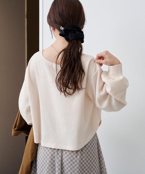 Kastane（カスタネ）の「【S.Mサイズ展開】ワッフルヘンリープル