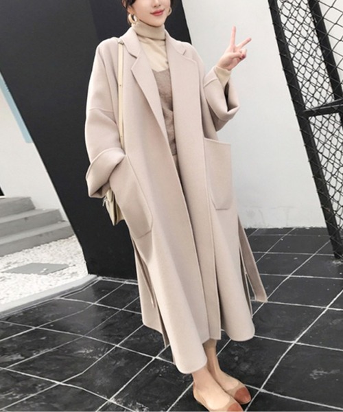 サイドスリットチェスターコート（チェスターコート）｜AMAJI（アマジ