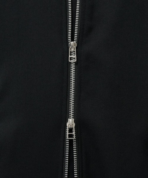 STUDIOUS（ステュディオス）の「【STUDIOUS】BAP WOOL ボンバージャケット（ブルゾン・メンズ・ブラック/ダークブラウン・1/3/2）」の8枚目の写真