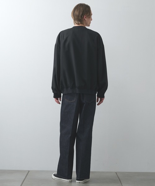 STUDIOUS（ステュディオス）の「【STUDIOUS】BAP WOOL ボンバージャケット（ブルゾン・メンズ・ブラック/ダークブラウン・1/3/2）」の20枚目の写真