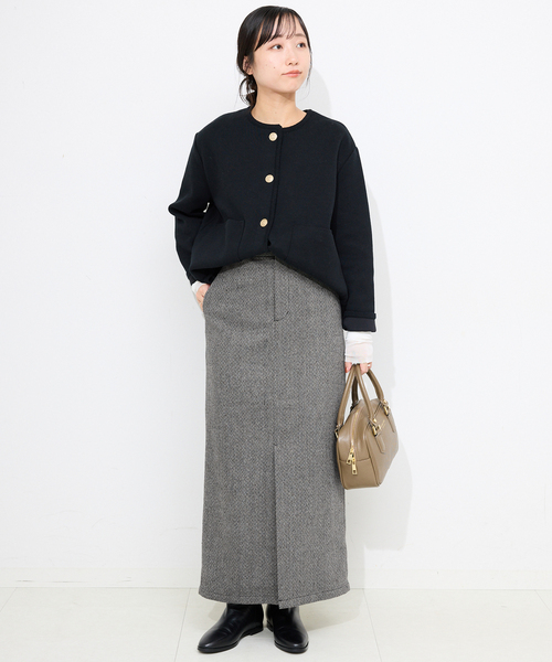 セール】ツイードリラックスIラインスカート（スカート）｜SLOBE IENA