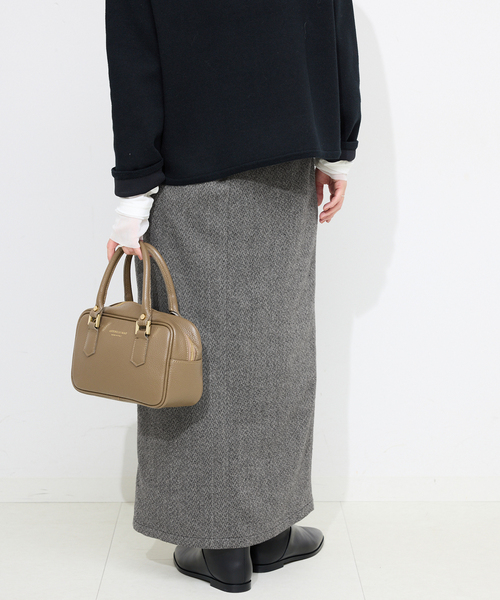 ツイードリラックスIラインスカート（スカート）｜SLOBE IENA