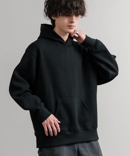 Rocky Monroe（ロッキーモンロー）の「ヘビーウェイト裏起毛オーバーサイズプルオーバーパーカー/フーディー（パーカー・メンズ・チャコールグレー/杢グレー/ブラック/バーガンディー/オートミール・M/L/LL）」の7枚目の写真