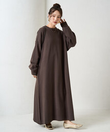 FREAK'S STORE | 限定展開　フレア マキシ カラー ニット ワンピース(ワンピース)