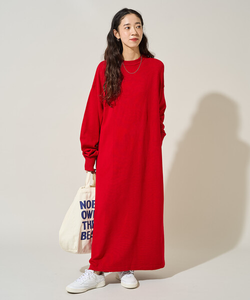 SPORTS MAX スポーツマックス ニット フレア ワンピース　プリーツ SPORTS MAX スポーツマックス ニット フレア ワンピース