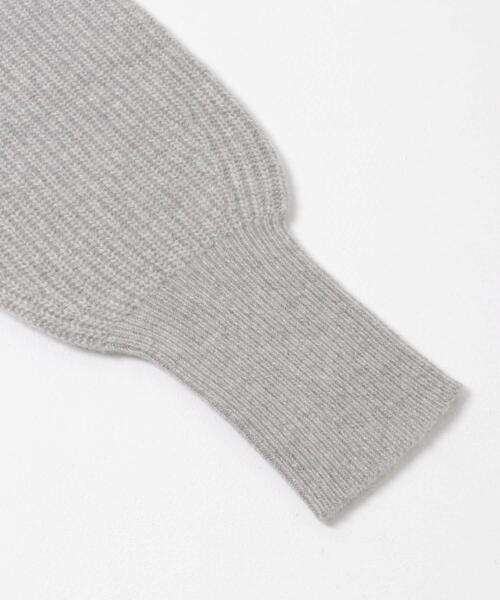 URBAN RESEARCH ROSSO WOMEN（アーバンリサーチ　ロッソ）の「F by ROSSO　ハミルトン片畦ハーフZIPミニワンピース（ワンピース・レディース・グレー/ベージュ系その他/レッド系その他・FREE）」の4枚目の写真