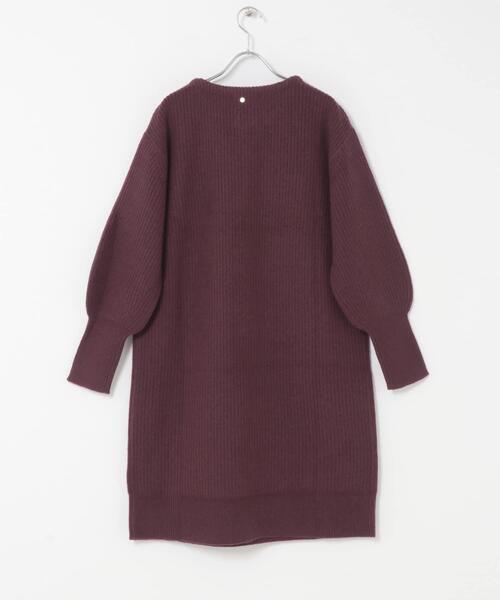 URBAN RESEARCH ROSSO WOMEN（アーバンリサーチ　ロッソ）の「F by ROSSO　ハミルトン片畦ハーフZIPミニワンピース（ワンピース・レディース・グレー/ベージュ系その他/レッド系その他・FREE）」の9枚目の写真