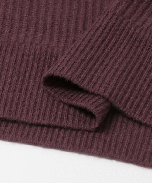 URBAN RESEARCH ROSSO WOMEN（アーバンリサーチ　ロッソ）の「F by ROSSO　ハミルトン片畦ハーフZIPミニワンピース（ワンピース・レディース・グレー/ベージュ系その他/レッド系その他・FREE）」の7枚目の写真