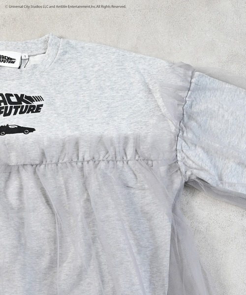 MARKEY'S（マーキーズ）の「【BACK TO THE FUTURE】別注チュールトレーナー/おとな（スウェット・レディース・ブラック/杢グレー・160cm）」の13枚目の写真