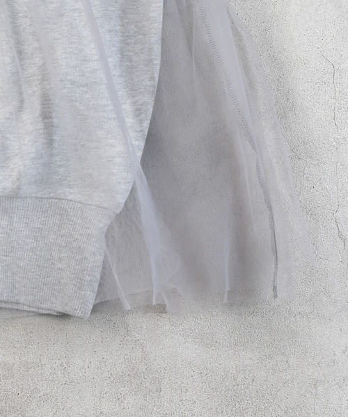 MARKEY'S（マーキーズ）の「【BACK TO THE FUTURE】別注チュールトレーナー/おとな（スウェット・レディース・ブラック/杢グレー・160cm）」の15枚目の写真