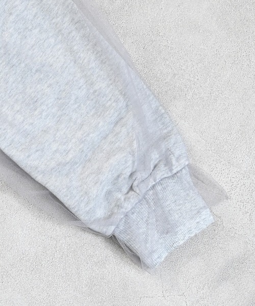 MARKEY'S（マーキーズ）の「【BACK TO THE FUTURE】別注チュールトレーナー/おとな（スウェット・レディース・ブラック/杢グレー・160cm）」の16枚目の写真