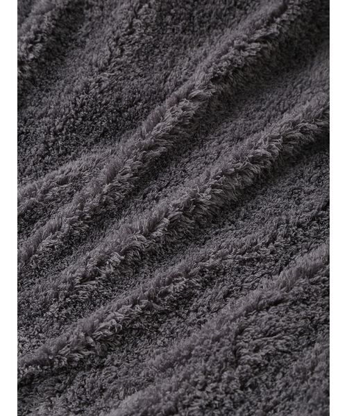 gelato pique Sleep(ジェラートピケスリープ)の「【Sleep】モコモコ ボックスシーツ(シングル)(寝具・レディース・オフホワイト/グレー/ピンク・S)」の4枚目の写真