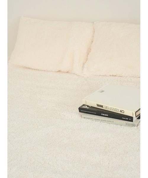 gelato pique Sleep(ジェラートピケスリープ)の「【Sleep】モコモコ ボックスシーツ(シングル)(寝具・レディース・オフホワイト/グレー/ピンク・S)」の2枚目の写真