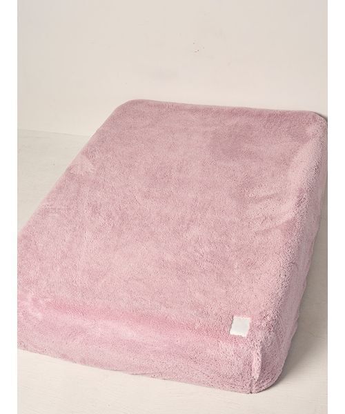 gelato pique Sleep(ジェラートピケスリープ)の「【Sleep】モコモコ ボックスシーツ(シングル)(寝具・レディース・オフホワイト/グレー/ピンク・S)」の15枚目の写真