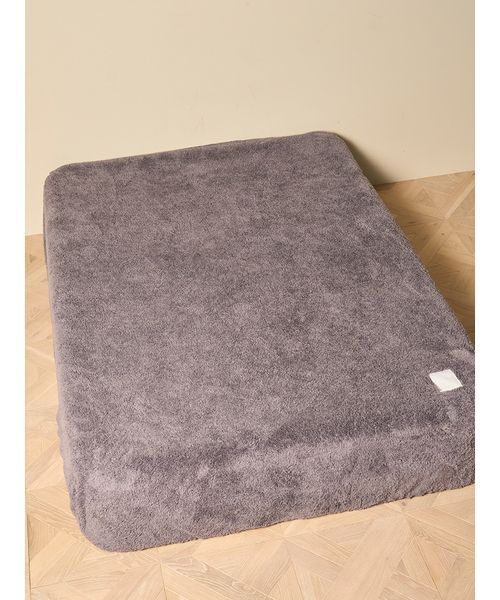 gelato pique Sleep(ジェラートピケスリープ)の「【Sleep】モコモコ ボックスシーツ(シングル)(寝具・レディース・オフホワイト/グレー/ピンク・S)」の17枚目の写真