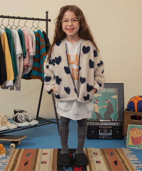 BREEZE(ブリーズ)の「【ジュニア対応】ランダム針抜きタイツ(タイツ/ストッキング・キッズ・グレー/チャコール/ピンク・100/120/140/80)」の12枚目の写真