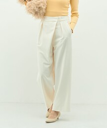 NOLLEY’S Sophi | ウォッシャブルピーチツイルラップワイドパンツ(その他パンツ)