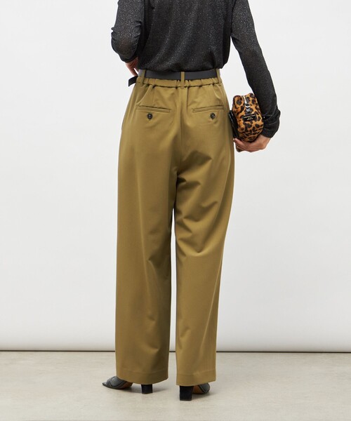 セール】ウォッシャブルピーチツイルラップワイドパンツ（その他パンツ