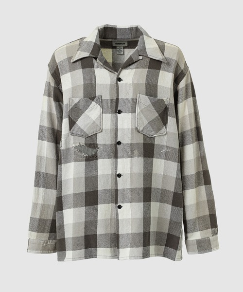 【新品】BOWWOW REPAIR AGEING FLANNEL SHIRTS LAST 1】BOWWOW「REPAIR AGEING FLANNEL SHIRTS - フランネルシャツ