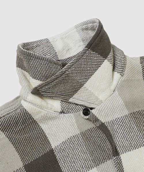 BOW WOW（バウワウ）の「DAMAGED AND STAINED FLANNEL SHIRT（シャツ/ブラウス・メンズ・グレー系・L/XL）」の3枚目の写真