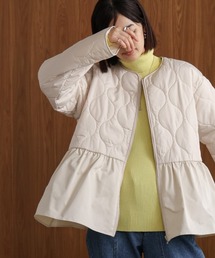 Bou Jeloud | 中綿ペプラムブルゾン(ブルゾン)