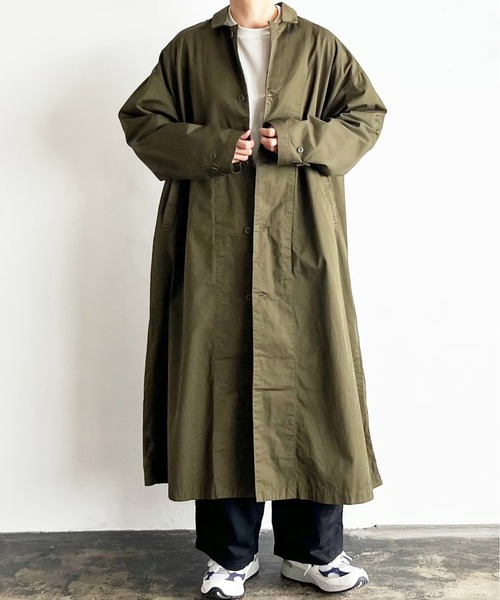 HARVESTY / ハーベスティー OVER COAT COMA BURBERRY CLOTH (A32502