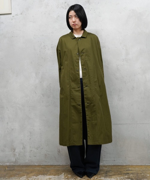 HARVESTY / ハーベスティー OVER COAT COMA BURBERRY CLOTH (A32502