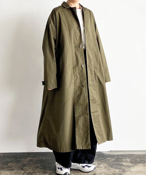 HARVESTY / ハーベスティー OVER COAT COMA BURBERRY CLOTH (A32502
