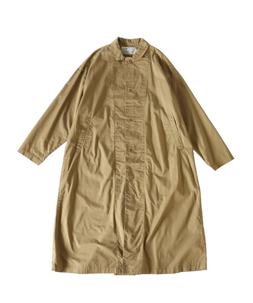 HARVESTY（ハーベスティ）の「HARVESTY / ハーベスティー OVER COAT COMA BURBERRY CLOTH (A32502) バーバリークロス オーバーコート（ステンカラーコート・レディース・ベージュ/オリーブ/ブラック・1/2）」の18枚目の写真