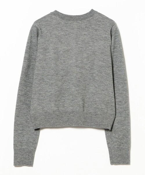 Ray BEAMS（レイビームス）の「ビジュー クルーネック カーディガン [手洗い可]（カーディガン/ボレロ・レディース・シルバー/ブラック・ONE SIZE）」の14枚目の写真