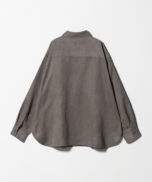 A DAY IN THE LIFE UNITED ARROWS(アデイインザライフユナイテッドアローズ)の「スエードライク ダブルポケットシャツ ‐ウォッシャブル‐<A DAY IN THE LIFE>(シャツ/ブラウス・レディース・ナチュラル/モカ/ロイヤルブルー・FREE)」の4枚目の写真