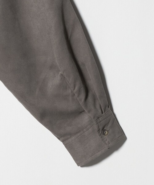 A DAY IN THE LIFE UNITED ARROWS(アデイインザライフユナイテッドアローズ)の「スエードライク ダブルポケットシャツ ‐ウォッシャブル‐<A DAY IN THE LIFE>(シャツ/ブラウス・レディース・ナチュラル/モカ/ロイヤルブルー・FREE)」の6枚目の写真