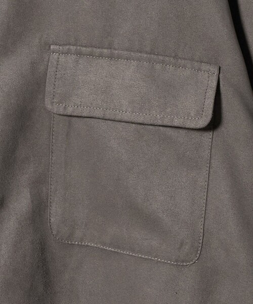 A DAY IN THE LIFE UNITED ARROWS(アデイインザライフユナイテッドアローズ)の「スエードライク ダブルポケットシャツ ‐ウォッシャブル‐<A DAY IN THE LIFE>(シャツ/ブラウス・レディース・ナチュラル/モカ/ロイヤルブルー・FREE)」の8枚目の写真