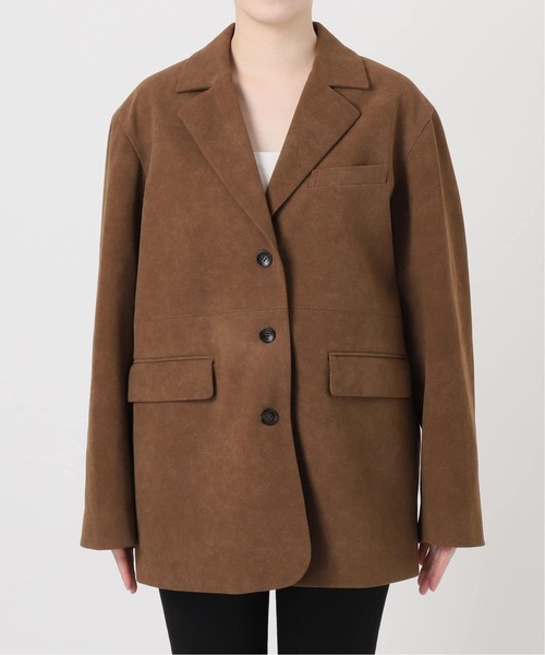 フェイクスエードジャケット 楽天市場】フェイクスエード ジャケット [K1399] レディース アウター