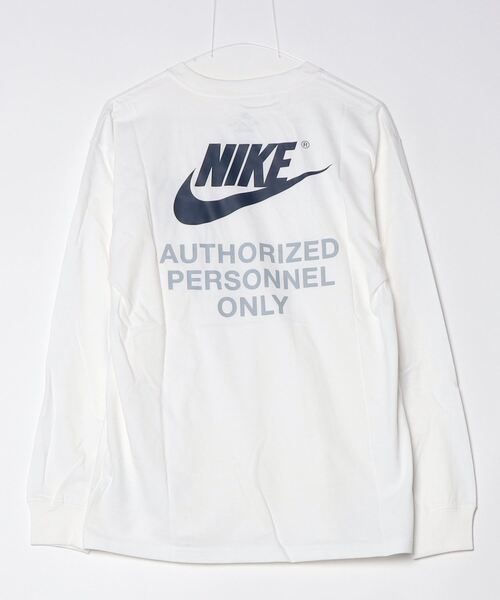 NIKE(ナイキ)の「ナイキ NIKE ナイキ M90 L/S Tシャツ AUTH PRSNL(Tシャツ/カットソー・メンズ・ブルー/ブラック/ホワイト・S/M/L/LL/3L)」の4枚目の写真