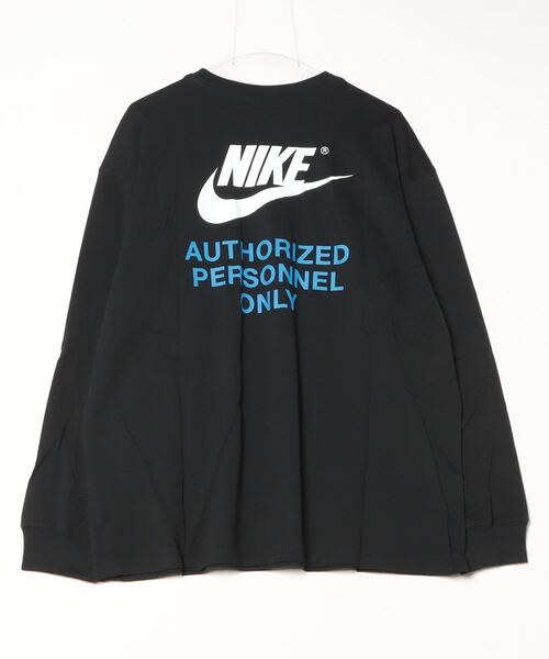 NIKE(ナイキ)の「ナイキ NIKE ナイキ M90 L/S Tシャツ AUTH PRSNL(Tシャツ/カットソー・メンズ・ブルー/ブラック/ホワイト・S/M/L/LL/3L)」の6枚目の写真