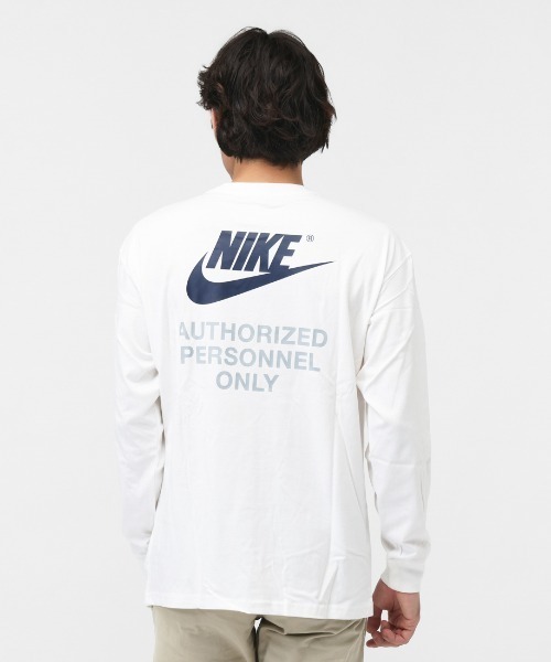 NIKE(ナイキ)の「ナイキ NIKE ナイキ M90 L/S Tシャツ AUTH PRSNL(Tシャツ/カットソー・メンズ・ブルー/ブラック/ホワイト・S/M/L/LL/3L)」の14枚目の写真