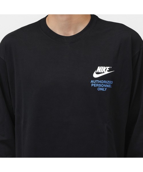 NIKE(ナイキ)の「ナイキ NIKE ナイキ M90 L/S Tシャツ AUTH PRSNL(Tシャツ/カットソー・メンズ・ブルー/ブラック/ホワイト・S/M/L/LL/3L)」の9枚目の写真