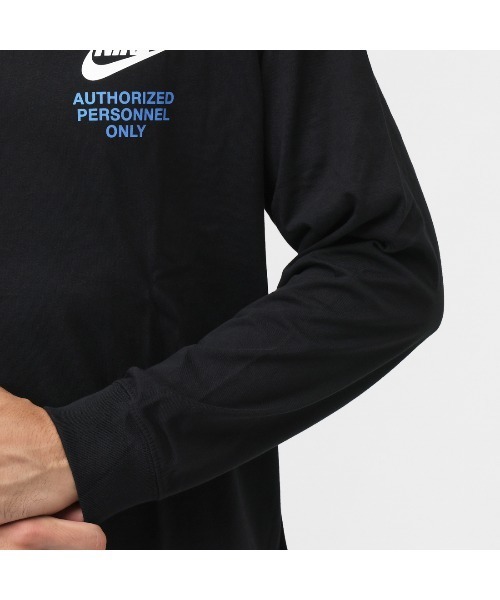 NIKE(ナイキ)の「ナイキ NIKE ナイキ M90 L/S Tシャツ AUTH PRSNL(Tシャツ/カットソー・メンズ・ブルー/ブラック/ホワイト・S/M/L/LL/3L)」の10枚目の写真