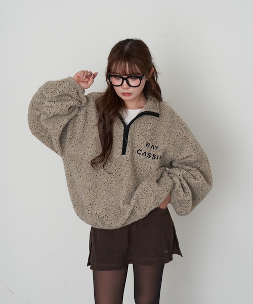 RAY CASSIN（レイカズン）の「コーデュロイピグメントマイクロショーツ（スカート・レディース・ベージュ系その他2/ブラウン/ネイビー・FREE）」の10枚目の写真