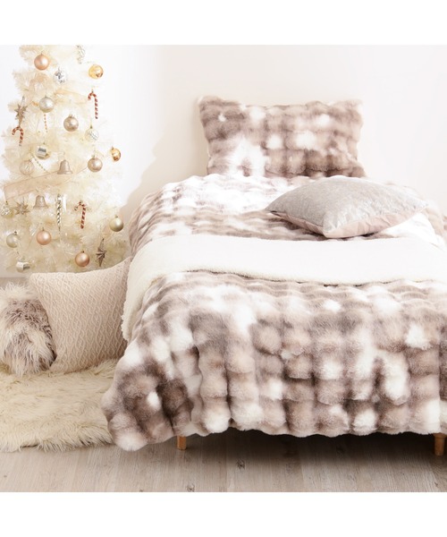 セール】【WARMY ウォーミー】もふもふ ポコモコファー 掛け布団カバー