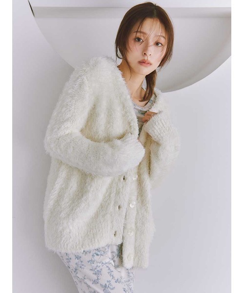 シャギーカーディガン（ルームウェア/パジャマ）｜SNIDEL HOME