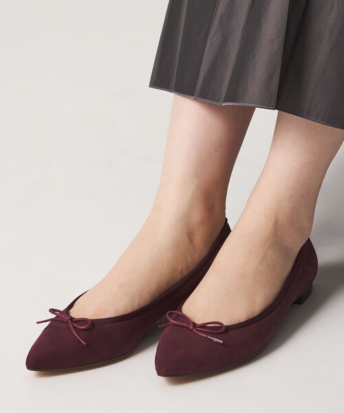 WEB限定】ポインテッドバレリーナ フラット15□↑（バレエシューズ