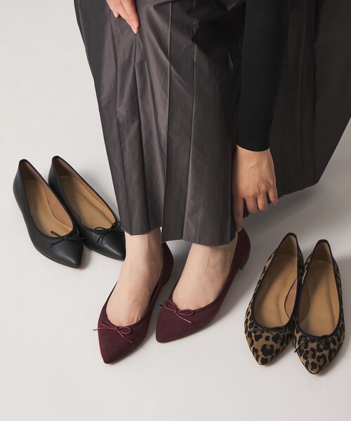 ODETTE E ODILE（オデットエオディール）の「【WEB限定】ポインテッドバレリーナ フラット15■↑（バレエシューズ・レディース・ブラック/ワインレッド/その他1・22cm/22.5cm/23cm/23.5cm/24cm/24.5cm/25cm）」の2枚目の写真