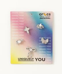 crocs（クロックス）の「クロックス crocs Silver and Pink 5 Pack（シューズアクセサリー）」