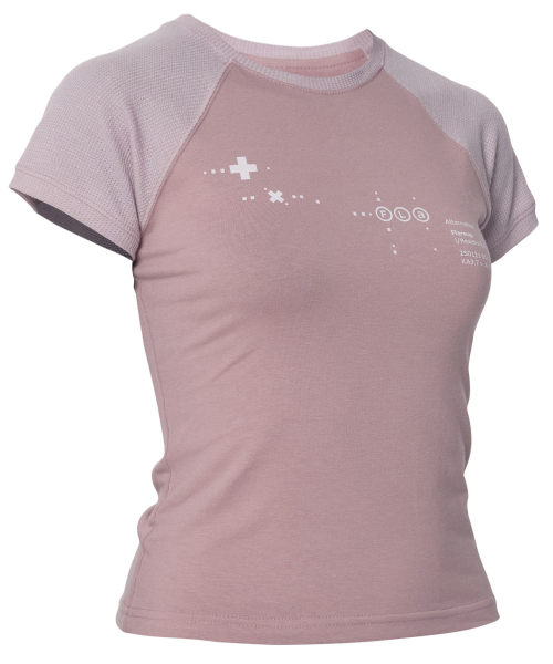 FLAREUP(フレアアップ)の「ムタ ワッフル ラグラン Tシャツ (FL-154_ピンク)(Tシャツ/カットソー・レディース・ライトピンク・1/2/3)」の9枚目の写真