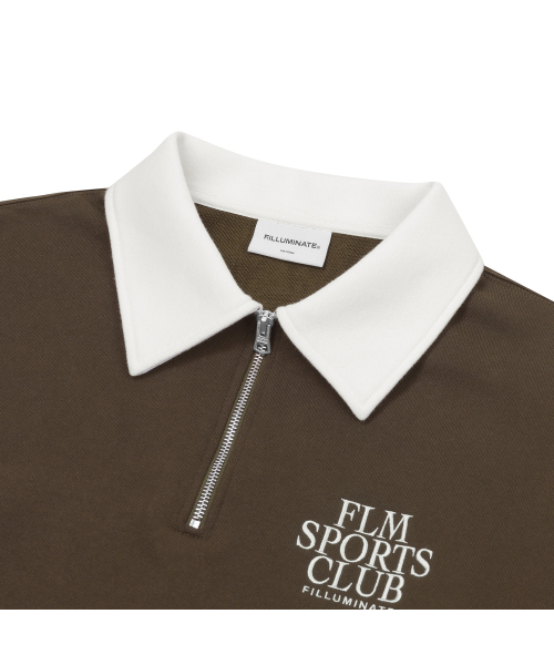 F.ILLUMINATE(フィルミネイト)の「FLMスポーツクラブスウェットシャツ-ブラウン(ポロシャツ・レディース・その他・SMALL/MEDIUM/LARGE)」の7枚目の写真